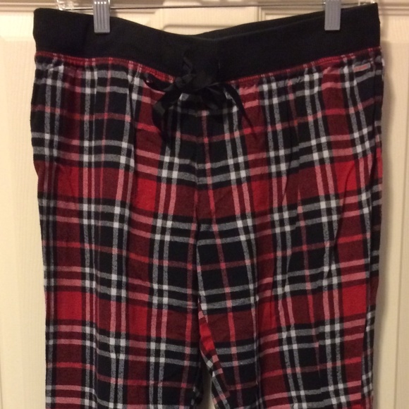🔥Host pick:Women’s Joe Boxer Pyjama Pants Large/Medium Red/Black/W Plaid Cotton - Picture 1 of 3